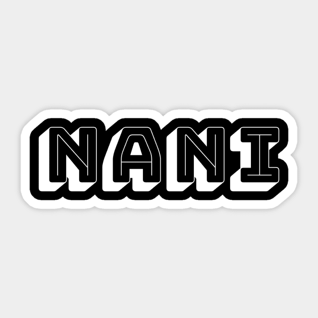 Nani Sticker by pmeekukkuk